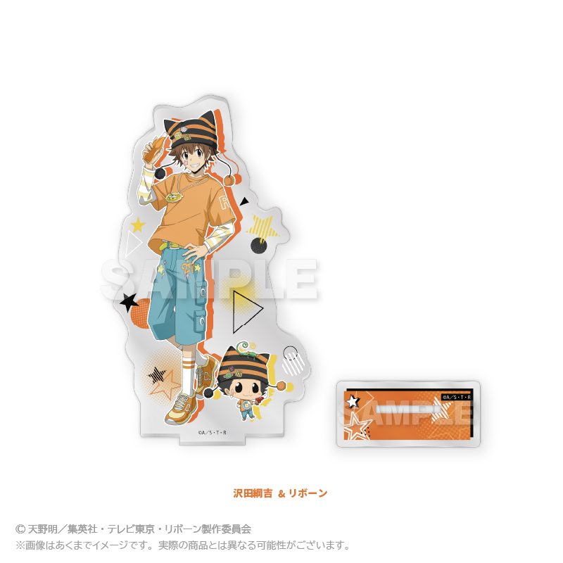 家庭教師ヒットマンREBORN! アクリルスタンド Decorative style Ver. 沢田綱吉&リボーン ("Reborn!" Acrylic Stand Decorative Style Ver. Sawada Tsunayoshi & Reborn)