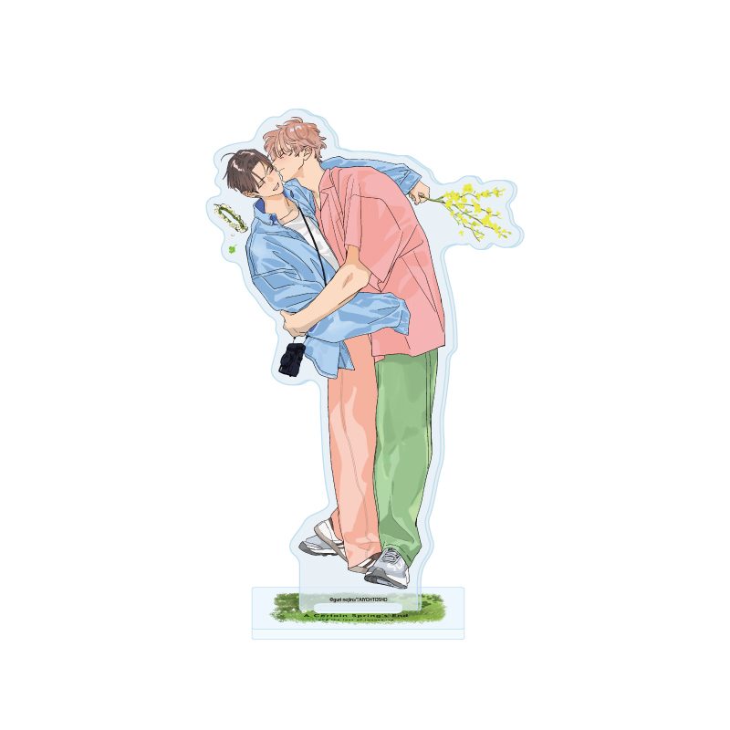 アクリルスタンド 野白ぐり A HOLIDAY Picnic Mood 03 それは春の終わりに(描き下ろしイラスト) (Acrylic Stand "Guri Nojiro A HOLIDAY Picnic Mood" 03 Sore wa Haru no Owari ni (Original Illustration))