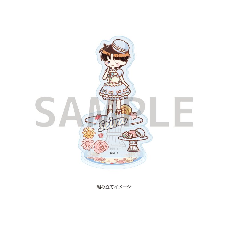 アクリルスタンドプレート 怪盗セイント・テール 03 深森聖良 スイーツドレスVer.(グラフアートイラスト) (Acrylic Stand Plate "Saint Tail" 03 Mimori Seira Sweets Dress Ver. (Graff Art Illustration))