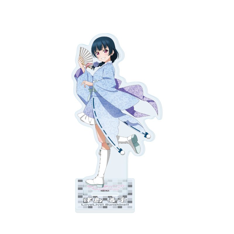 アクリルスタンド ラブライブ!サンシャイン!! 15 和風ドレスVer. 津島善子(描き下ろしイラスト) (Acrylic Stand "Love Live! Sunshine!!" 15 Japanese Dress Ver. Tsushima Yoshiko (Original Illustration))