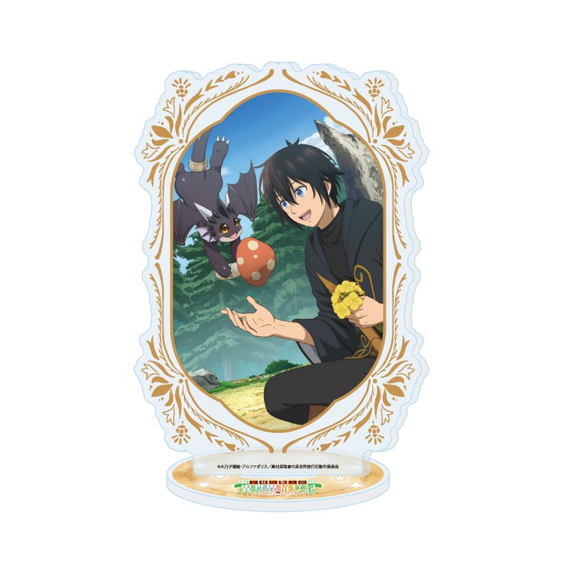 アクリルスタンド 素材採取家の異世界旅行記 01 タケル&ビー(公式イラスト) (Acrylic Stand "A Gatherer's Adventure in Isekai" 01 Takeru & Bee (Official Illustration))
