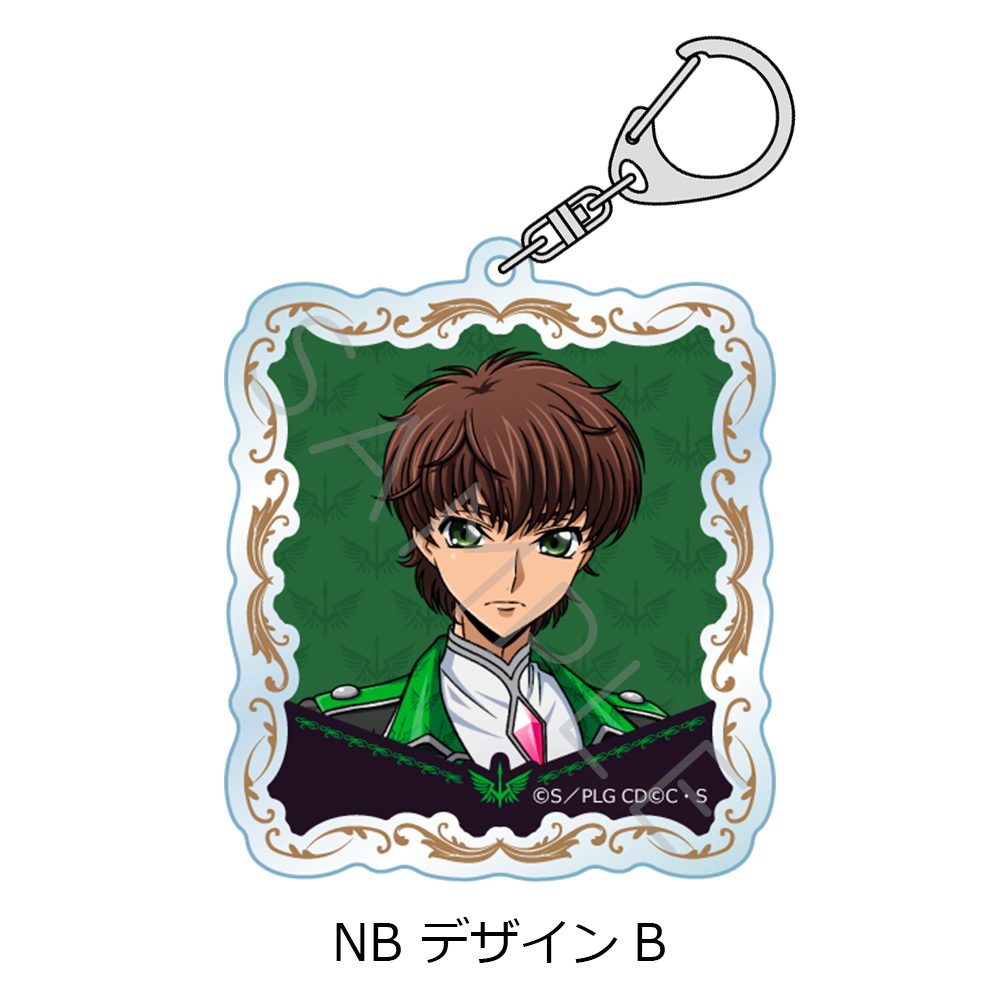 コードギアス 反逆のルルーシュ 第4弾 アクリルキーホルダー NB デザインB ("Code Geass Lelouch of the Rebellion" Vol. 4 Acrylic Key Chain NB Design B)