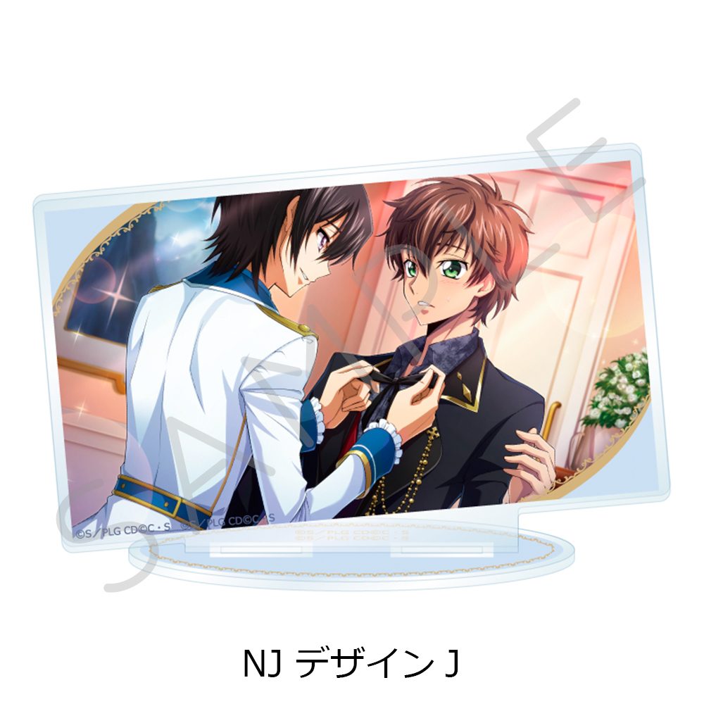 コードギアス 反逆のルルーシュ 第4弾 アクリルスタンド NJ デザインJ ("Code Geass Lelouch of the Rebellion" Vol. 4 Acrylic Stand NJ Design J)