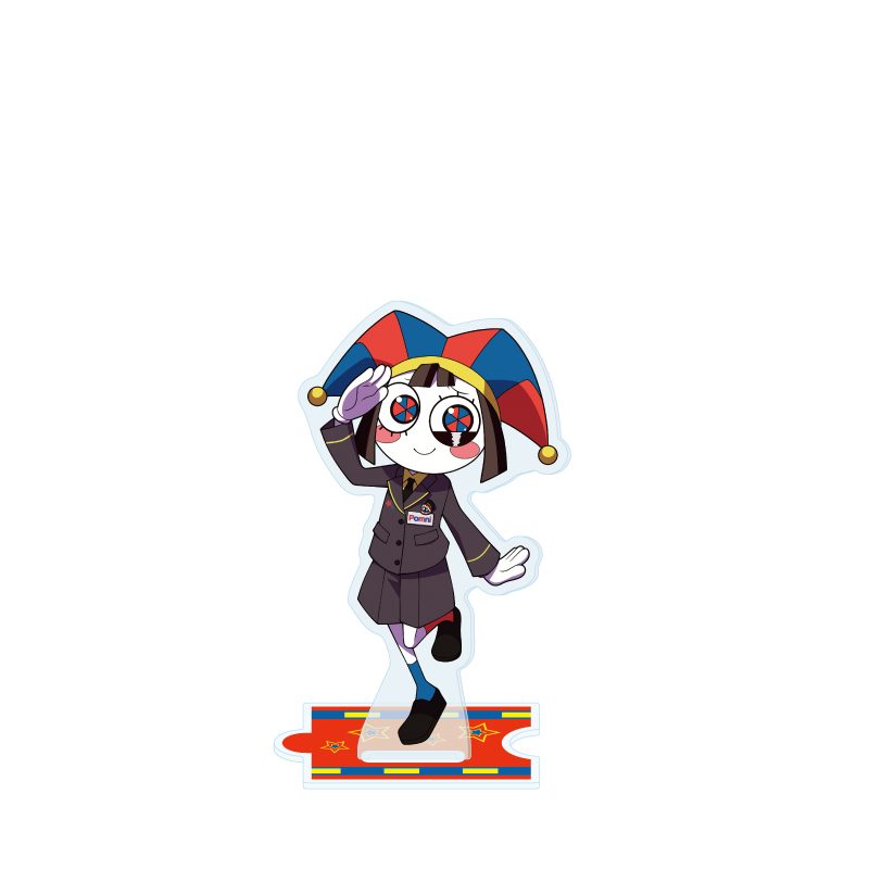 アクリルスタンド アメイジング・デジタル・サーカス 01 駅員Ver. ポムニ(描き起こしイラスト) (Acrylic Stand "The Amazing Digital Circus" 01 Station Staff Ver. Pomni (Original Illustration))