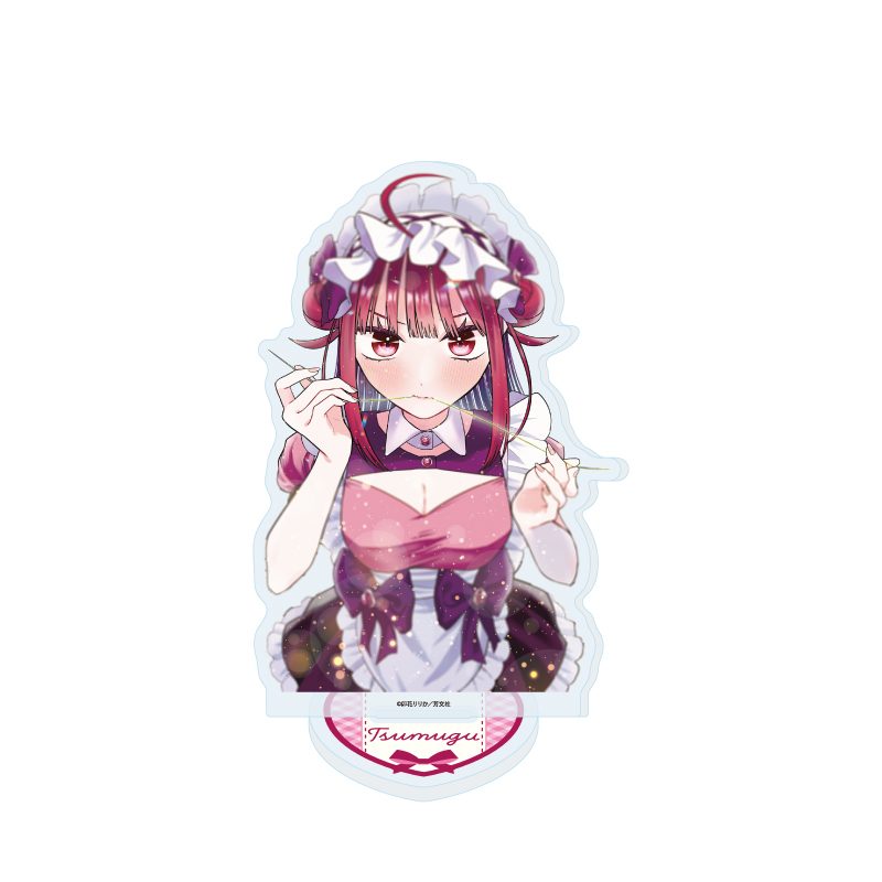 アクリルスタンド コンカフェ嬢は恋を着る 01 つむぐ(公式イラスト) (Acrylic Stand "The Concept Cafe Girl Wears Love" 01 Tsumugu (Official Illustration))