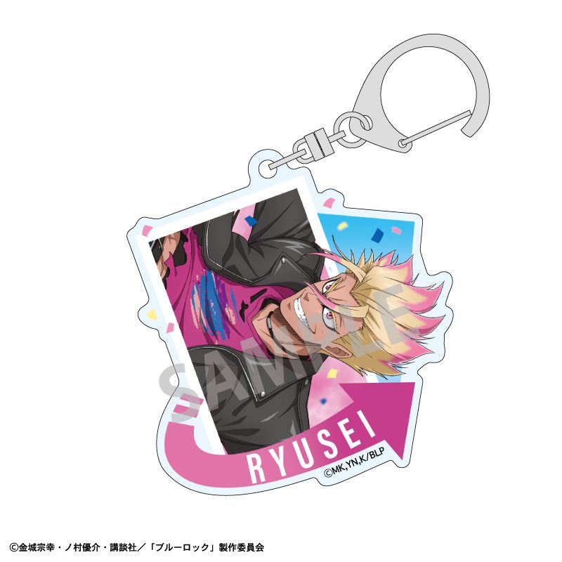 ブルーロック アクリルキーホルダー 士道龍聖 アクロバットサッカー ("Blue Lock" Acrylic Key Chain Shidou Ryusei Acrobat Soccer)
