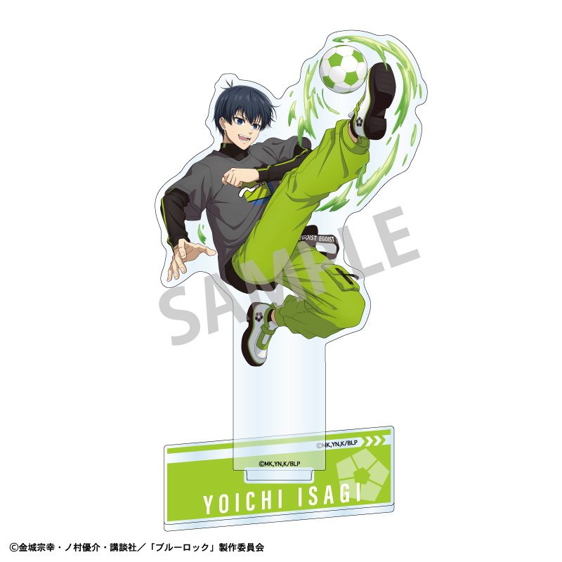 ブルーロック アクリルスタンド 潔世一 アクロバットサッカー ("Blue Lock" Acrylic Stand Isagi Yoichi Acrobat Soccer)