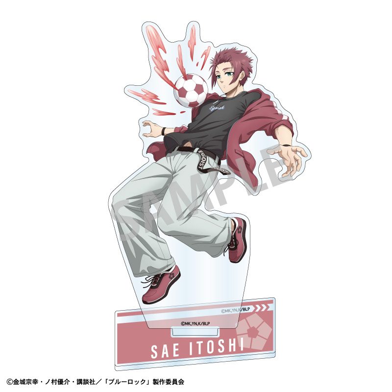 ブルーロック アクリルスタンド 糸師冴 アクロバットサッカー ("Blue Lock" Acrylic Stand Itoshi Sae Acrobat Soccer)