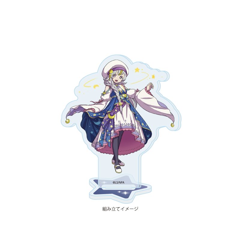 アクリルスタンドプレート 妖怪ウォッチ ぷにぷに 03 ミスコンミカ(公式イラスト) (Acrylic Stand Plate "Youkai Watch Punipuni" 03 Miss Con Mika (Official Illustration))