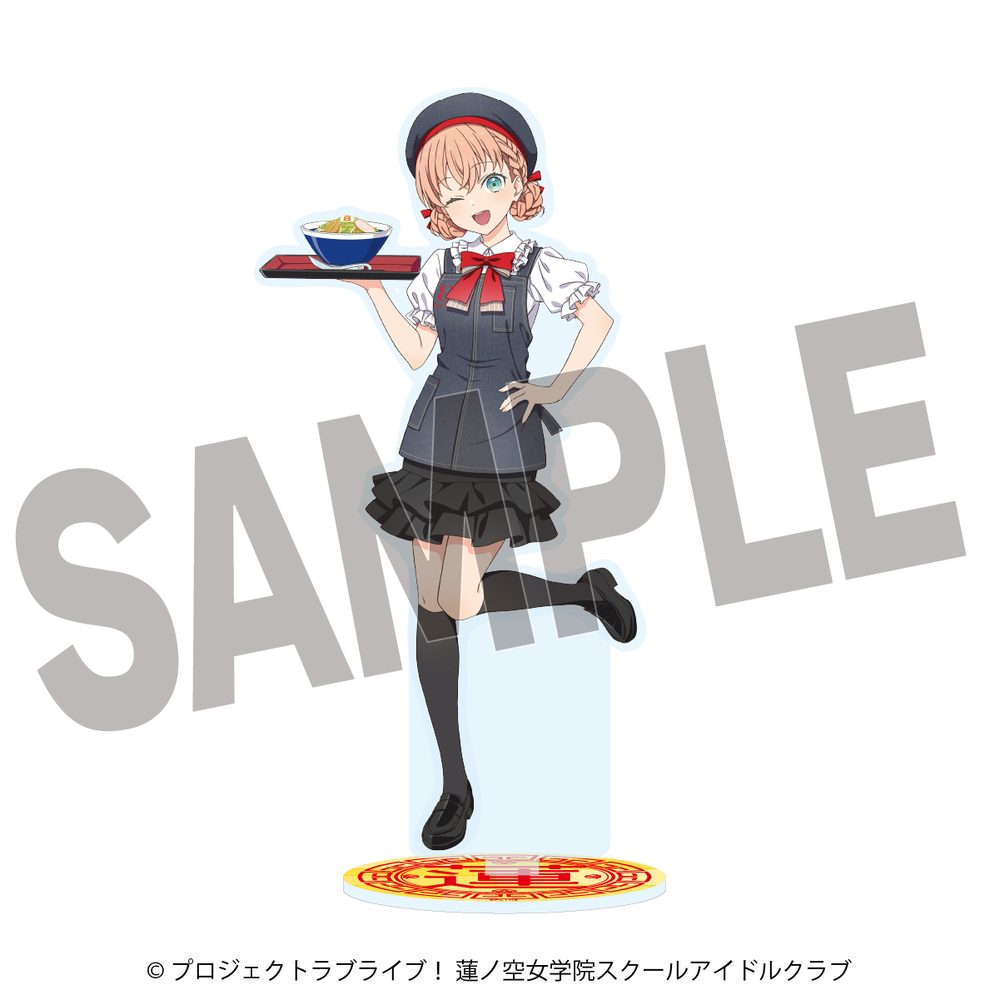 ラブライブ!蓮ノ空女学院スクールアイドルクラブ×8番らーめんコラボ BIGアクリルスタンド 日野下花帆 ("Love Live! Hasu no Sora Jogakuin School Idol Club" x Hachi-ban Ramen Collaboration Big Acrylic Stand Hinoshita Kaho)