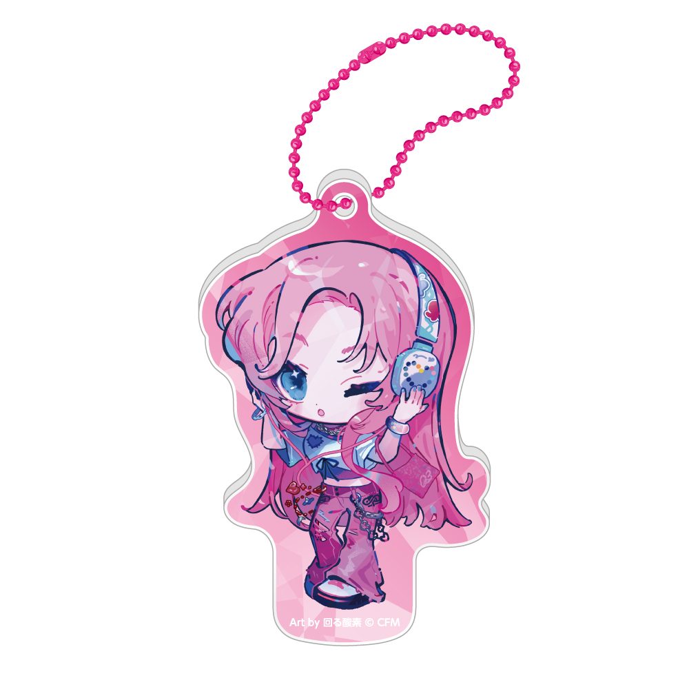 39Culture 2025 POP ホログラムアクリルキーホルダー 巡音ルカ (39Culture 2025 POP Hologram Acrylic Key Chain Megurine Luka)