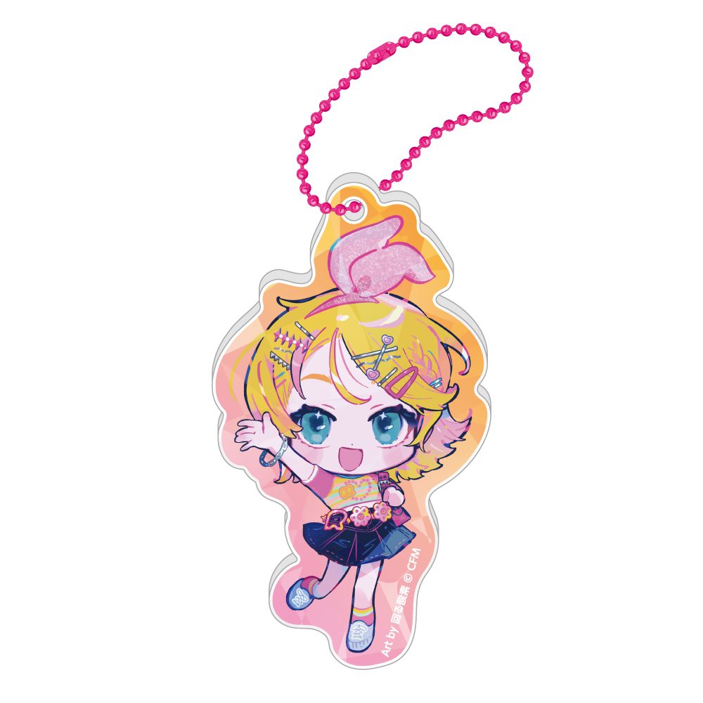 39Culture 2025 POP ホログラムアクリルキーホルダー 鏡音リン (39Culture 2025 POP Hologram Acrylic Key Chain Kagamine Rin)