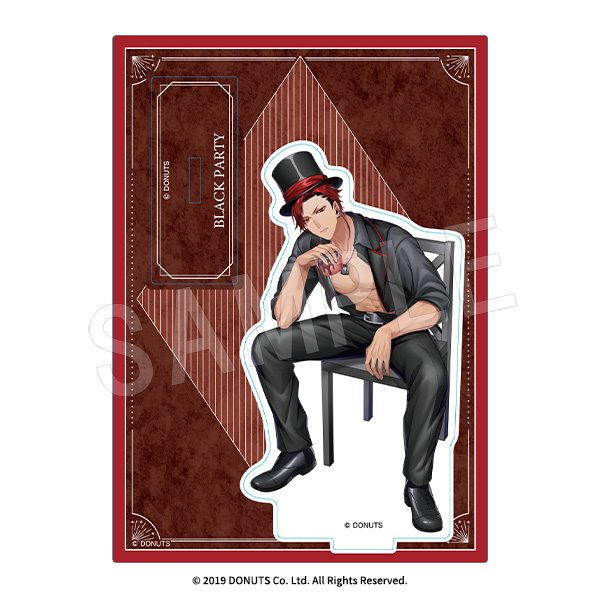ブラックスター -Theater Starless- ティーパーティーアクリルスタンド 黒曜Ver. ("Black Star -Theater Starless-" Tea Party Acrylic Stand Kokuyou Ver.)