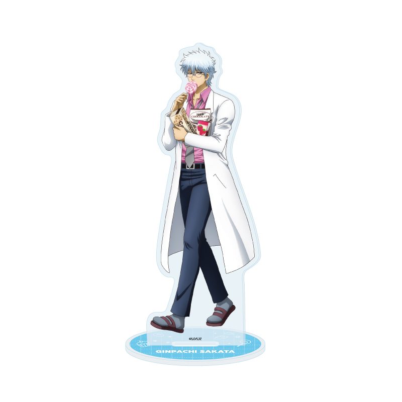 アクリルスタンド 3年Z組銀八先生 05 坂田銀八 お菓子パーティーVer.(描き下ろしイラスト) (Acrylic Stand "3-Z Class Ginpachi-sensei" 05 Sakata Ginpachi Snack Party Ver. (Original Illustration))