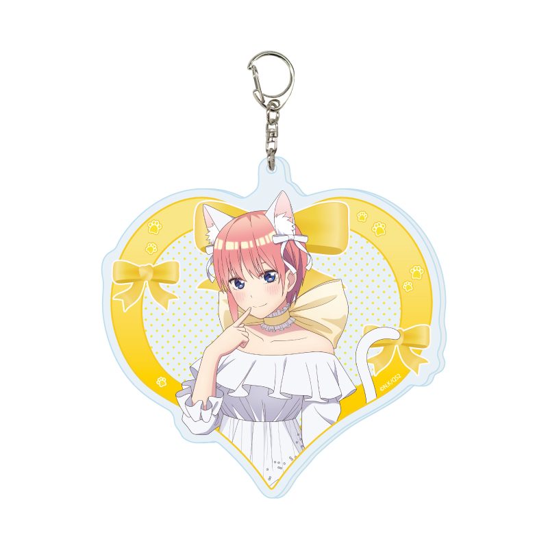 デカアクリルキーホルダー 五等分の花嫁* 01 一花 エレガントキャットVer.(描き下ろしイラスト) (Deka Acrylic Key Chain "The Quintessential Quintuplets Specials 2" 01 Ichika Elegant Cat Ver. (Original Illustration))