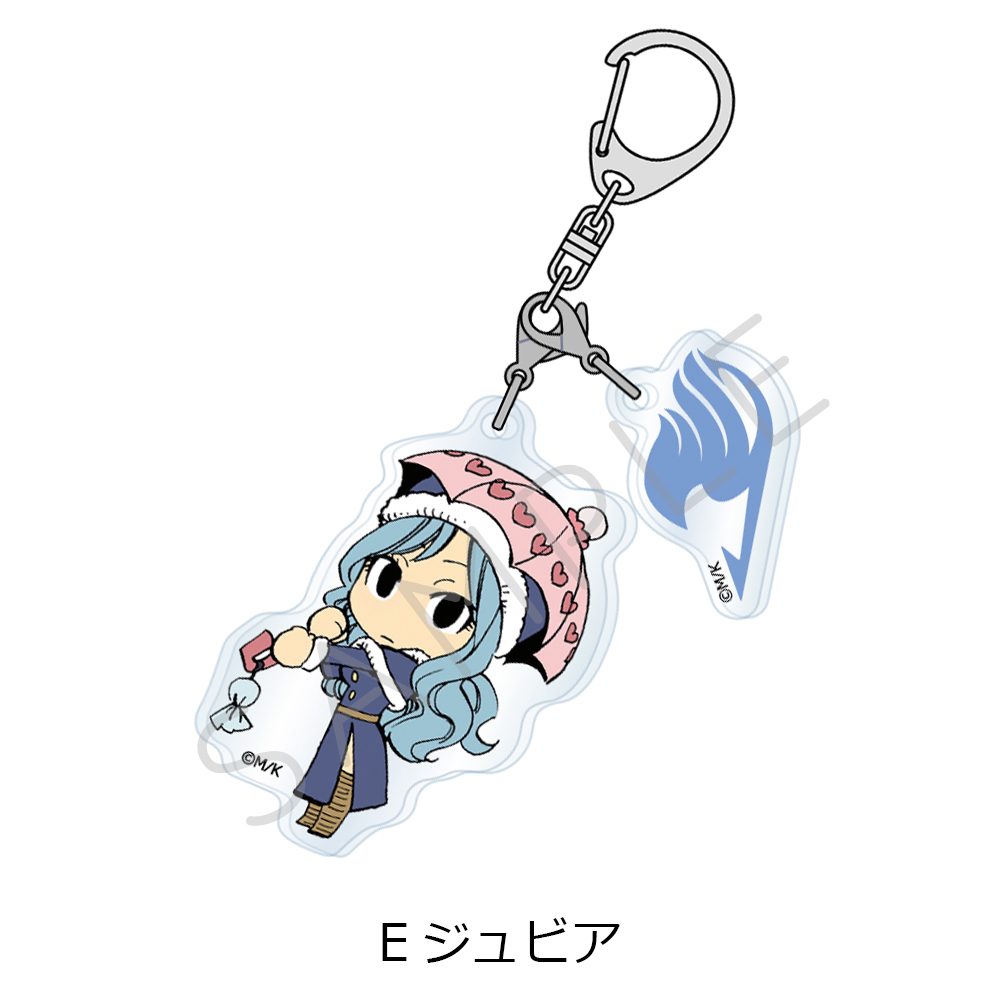 FAIRY TAIL 2連アクリルキーホルダー E ジュビア ("Fairy Tail" Twin Acrylic Key Chain E Juvia)