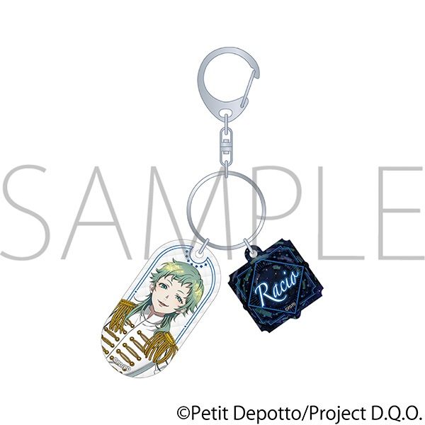 グノーシア 2連アクリルキーホルダー ラキオ ("GNOSIA" Twin Acrylic Key Chain Racio)