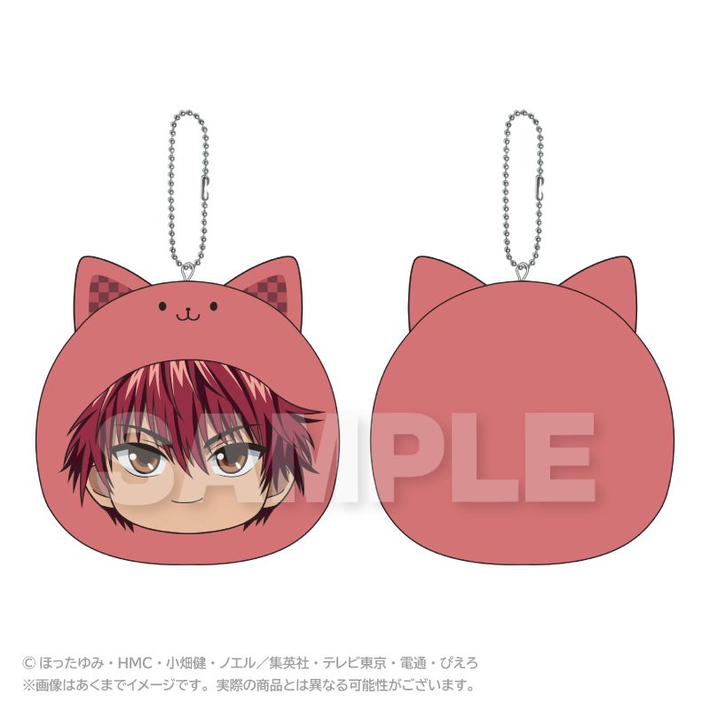 ヒカルの碁 まるめいつクッションキーホルダー 加賀鉄男 ("Hikaru no Go" Marumates Cushion Key Chain Kaga Tetsuo)
