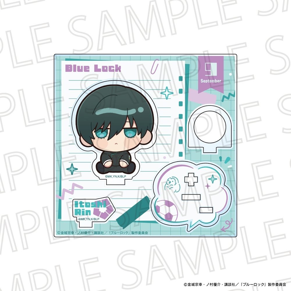 ブルーロック アクリルリングスタンド 糸師凛 ("Blue Lock" Acrylic Ring Stand Itoshi Rin)