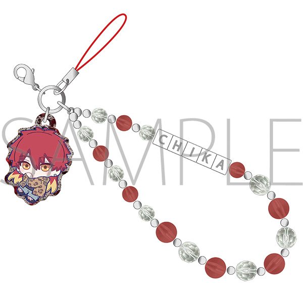 WIND BREAKER 放課後メイツ ビーズストラップ 焚石矢 ぬいパルすきっぷ ("Wind Breaker" After School Mates Beads Strap Takiishi Chika Nui Pal Skip)